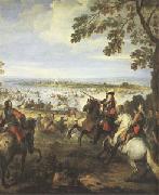 Parrocel, Joseph Crossing of the Rhine by the Army of Louis XIV on 12 June (mk05) Sweden oil painting artist